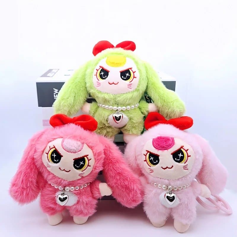 Soft, Huggable Big Ears Plush Keychain for 3-Year-Olds' Emotional Comfort